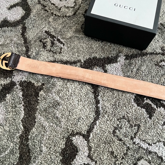 Authentic gucci signature leather belt size 80 - Picture 8 of 12